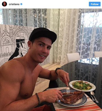 Can canh che do dinh duong khat khe cua Ronaldo hinh anh