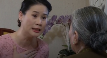 'Vua banh mi' tap 3: Khue (Than Thuy Ha) cai va voi me chong hinh anh