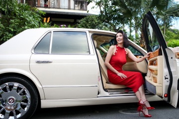 Ha Kieu Anh o biet thu 100 ty dong, di xe hoi sang trong hinh anh