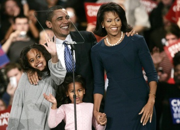 Chien thang o Iowa cung co niem tin cua ba Michelle Obama hinh anh
