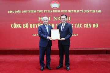 Ong Nguyen Dinh Vuong lam Tro ly Chu tich Uy ban Trung uong MTTQ VN hinh anh