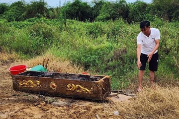 Bat ke dao trom hai cot o Thanh Hoa, ra gia 5 ty dong de chuoc hinh anh