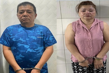 Bat khan cap cap vo chong danh tai xe xe om cong nghe da man o TP.HCM hinh anh