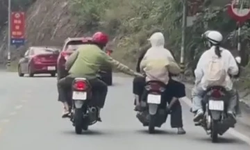 Nhanh tay cứu đôi nam nữ gặp nguy do mất phanh khi đổ đèo
