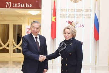 Phat trien quan he Doi tac chien luoc toan dien voi Nga hinh anh