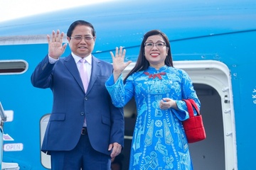 Thu tuong Pham Minh Chinh va Phu nhan sap tham Malaysia hinh anh