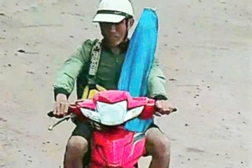 Truy bat doi tuong dung dao dam bi thuong 2 can bo Cong an xa hinh anh