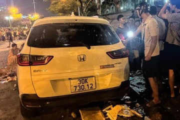 Tài xế đi ngược chiều hơn 500 m trong vụ 'ôtô điên' đâm liên hoàn