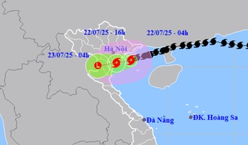 Bão số 3 Wipha áp sát đất liền, nhiều tỉnh ven biển mưa to gió lớn