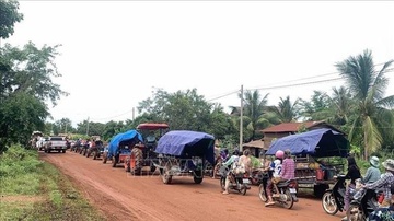 Campuchia thông báo mở rộng vùng cấm bay, Thái Lan đóng cửa trường học