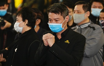 Cong Ly, Chi Trung va cac nghe si toi tien biet NSND Tran Hanh hinh anh