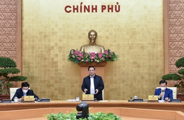 Chinh phu thao luan cong tac phong chong dich, phuc hoi kinh te hinh anh
