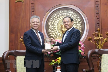 TP.HCM va tinh Hai Nam thuc day hop tac nhieu linh vuc hinh anh