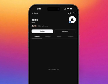 Bất ngờ với tài khoản mạng xã hội của Apple