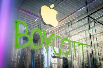 Apple Store tại Mỹ bất ngờ bị phá hoại