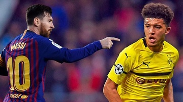 Jadon Sancho - sao tre chia tay Man City va co the thach thuc Messi hinh anh