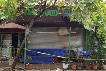 Chay quan ca phe o Ha Noi, mot nguoi chet hinh anh