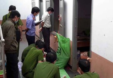 Nu cong nhan tu vong tai phong tro hinh anh