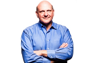 Steve Ballmer chia tay Microsoft trong nuoc mat hinh anh