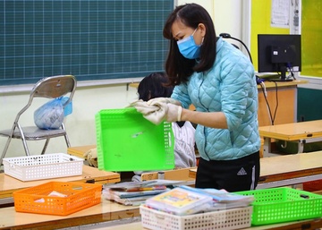 Cac truong Ha Noi ve sinh khu khuan phong dich virus corona hinh anh