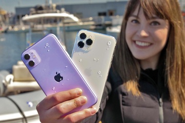 iPhone 11 chong nuoc tot hon Apple quang cao hinh anh