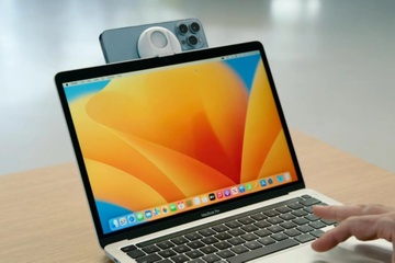 iPhone thanh webcam cho MacBook hinh anh