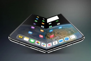 iPhone màn hình gập dần lộ diện