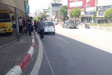 Tai xe keo le CSGT anh 1