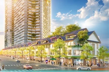 Trải nghiệm khu phố thương mại đi bộ tại Ecopalace Đắk Lắk