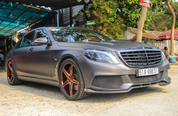 Mercedes S500 o Sai Gon lot xac nho goi do 25.000 USD hinh anh