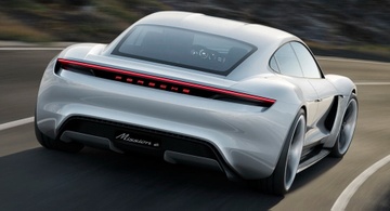 Xe dien Porsche Mission E sap thanh hien thuc hinh anh