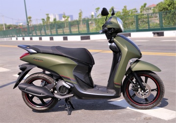 Yamaha Janus ban mau xanh quan doi gia 32 trieu tai Viet Nam hinh anh