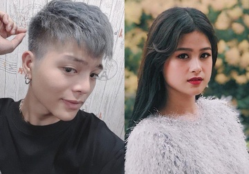 Quang Anh Voice Kids ca tinh trong san pham ket hop voi hot girl cover hinh anh