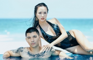 Vu Ngoc Anh: 'Cuong Seven thoai mai khi toi mac sexy' hinh anh