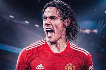 Cavani sap day Martial len ghe du bi hinh anh