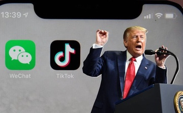 Nguoi dung My de don kien lenh cam WeChat, TikTok cua TT Trump hinh anh