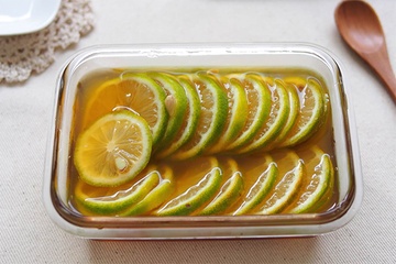 Cach lam chanh ngam mat ong tri ho, tang de khang hinh anh