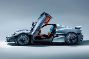 Rimac C_Two - Sieu xe dien co mot khong hai hinh anh