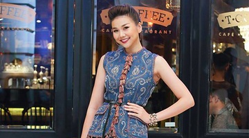 Thanh Hang, Pham Huong tuoi tre trong trang phuc mau sac tuan qua hinh anh
