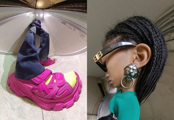 Khan gia kho hieu voi loat anh quai di tren trang cua Balenciaga hinh anh