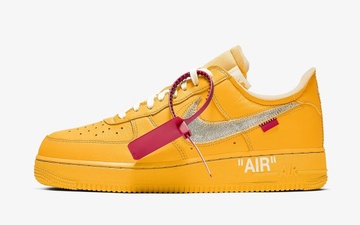 Nike tiep tuc 'bat tay' Off-White ra mat giay Air Force 1 mau noi hinh anh