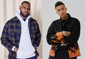 LeBron James va dan cau thu bong ro an mac sanh dieu hinh anh