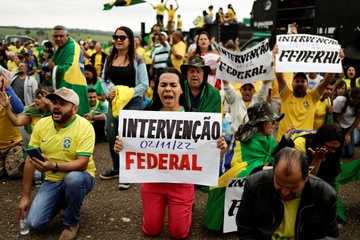 Hang chuc nghin nguoi bieu tinh sau khi ong Bolsonaro that cu hinh anh