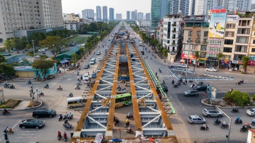 Cau vuot hon 500 ty tren con duong qua 3 quan Ha Noi hinh anh