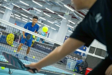 Con sot san pickleball may lanh hinh anh