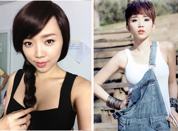 Toc Tien chan noi loan toc ngan, diu dang voi toc dai hinh anh
