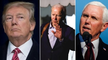 So sanh su co tai lieu mat giua ong Trump, ong Biden va ong Pence hinh anh