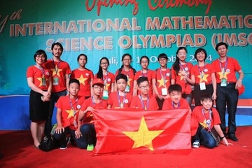 Hoc sinh VN gianh 10 huy chuong thi Toan va Khoa hoc quoc te hinh anh