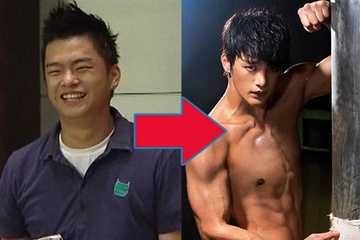 Bi quyet giam can, so huu co bung 6 mui cua 4 my nam Kpop hinh anh