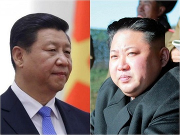 Ong Kim Jong Un chuc mung ong Tap Can Binh tai dac cu chu tich TQ hinh anh